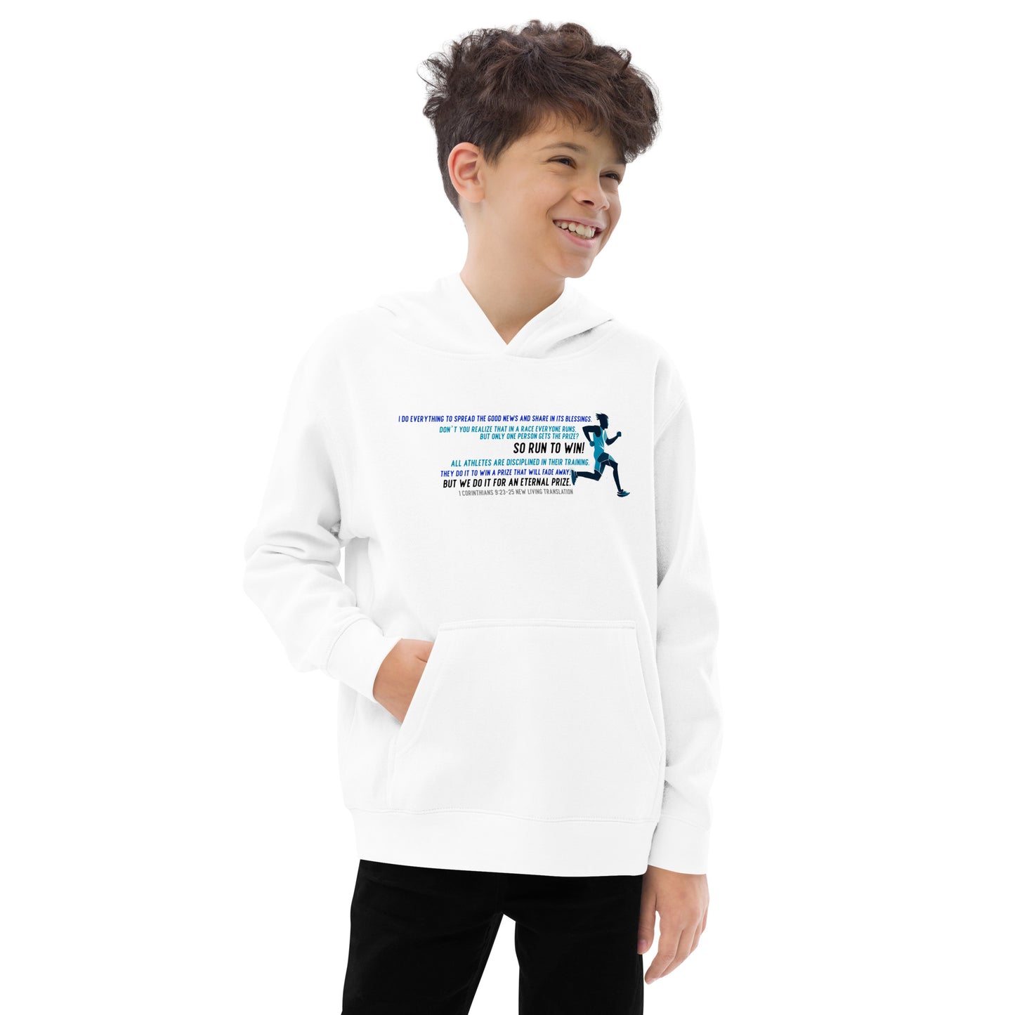 Race to Win Kids fleece hoodie