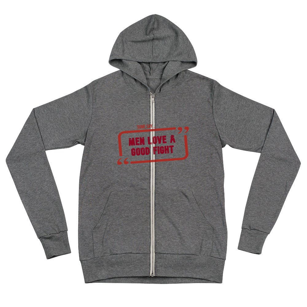 Fight for love zip hoodie