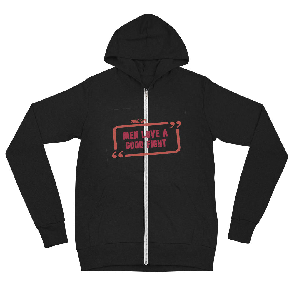 Fight for love zip hoodie