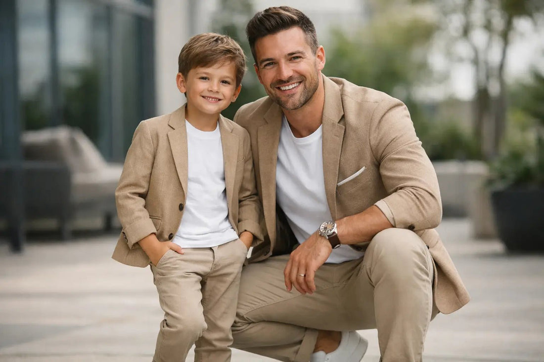 Father Son Coordinated Outfit Examples That Matter - Get Zipped
