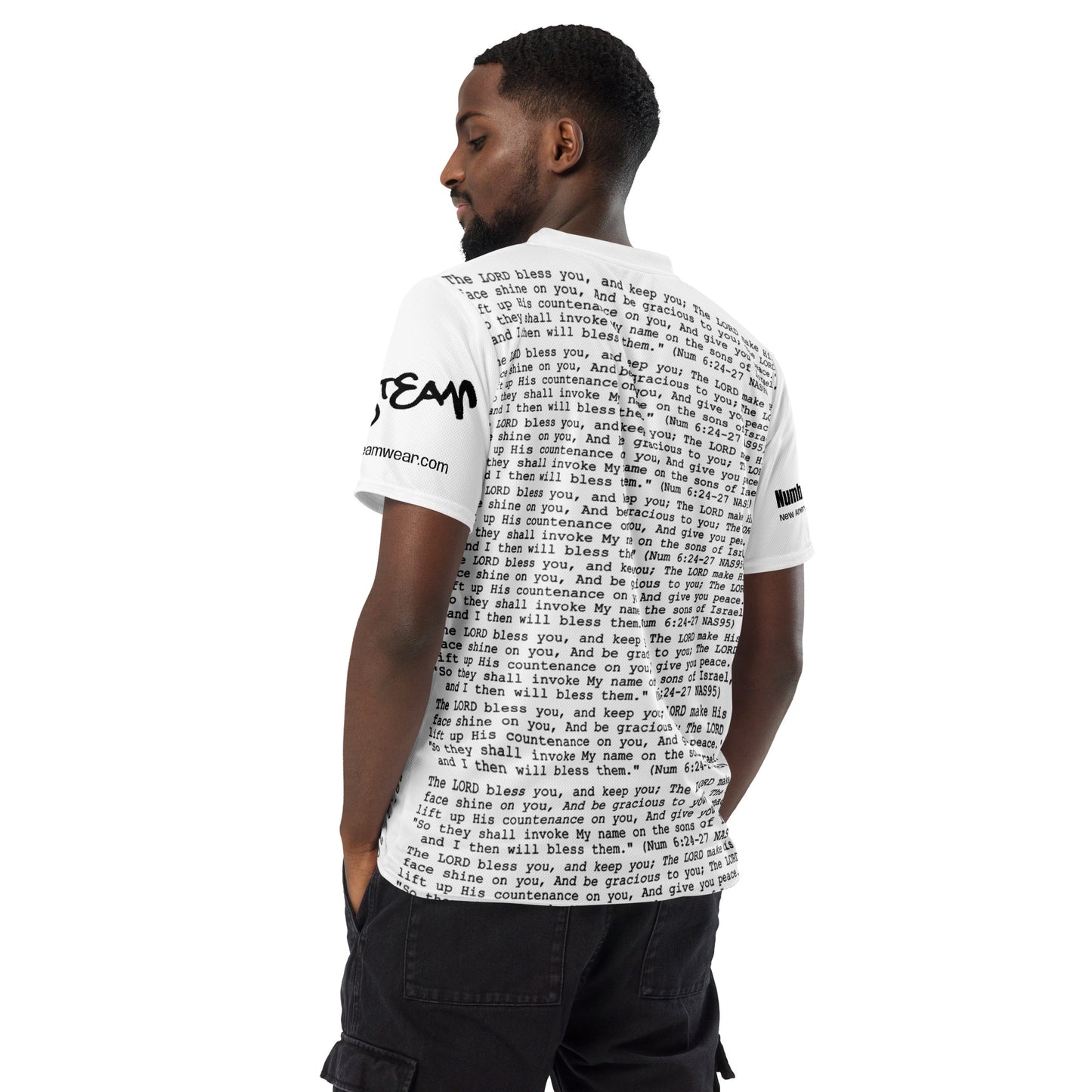 The Blessing Recycled unisex sports jersey