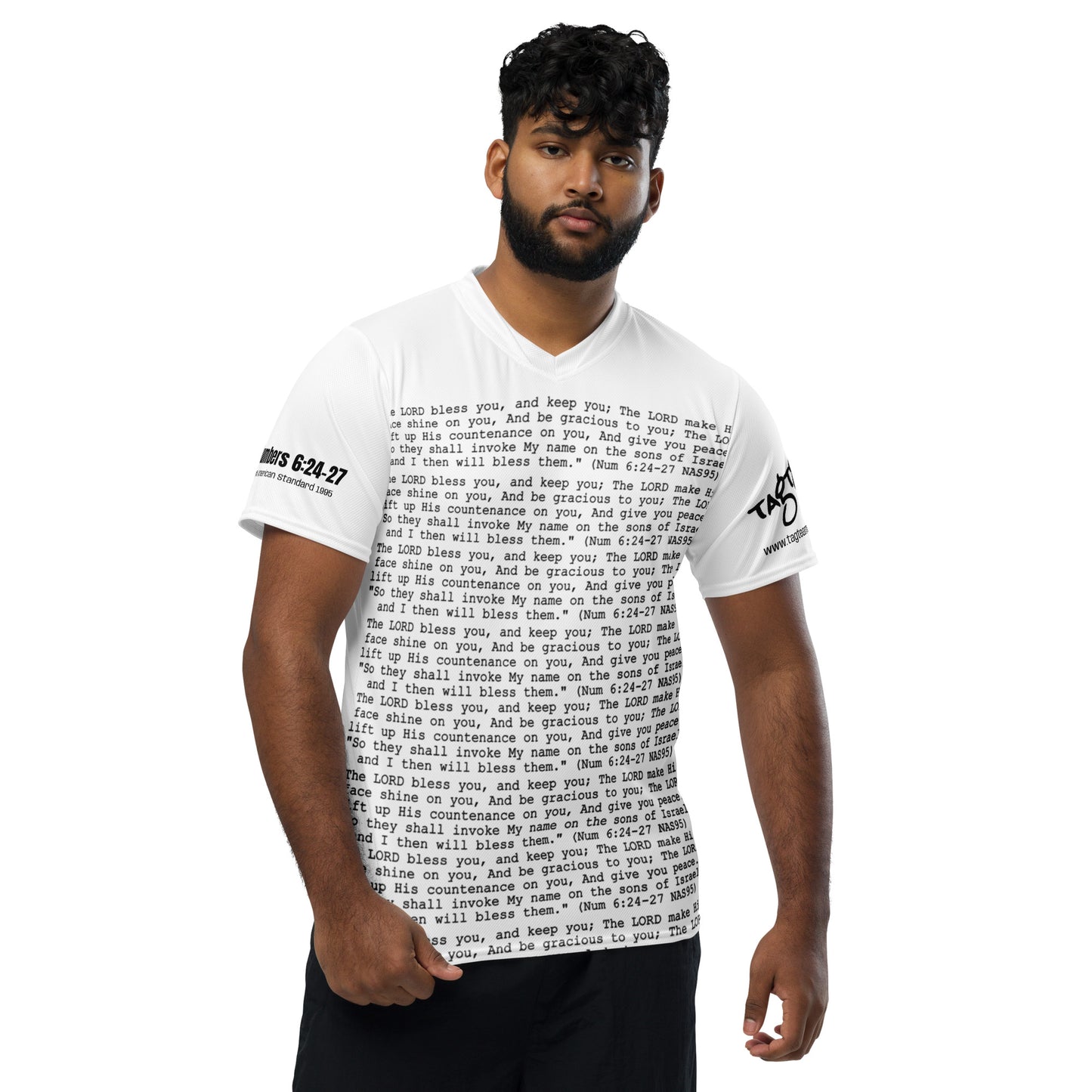 The Blessing Recycled unisex sports jersey