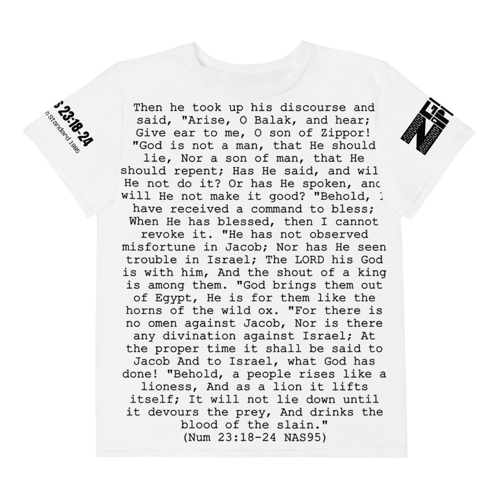 Balaam's Oracle II Youth crew neck t-shirt - Get Zipped