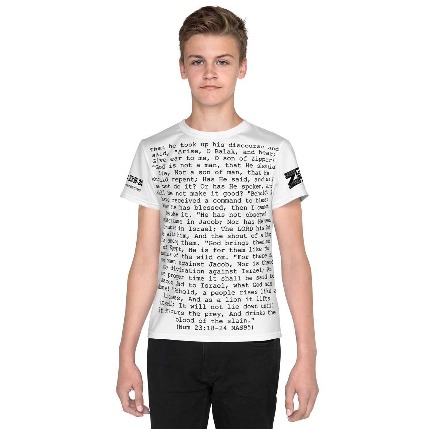 Balaam's Oracle II Youth crew neck t-shirt - Get Zipped