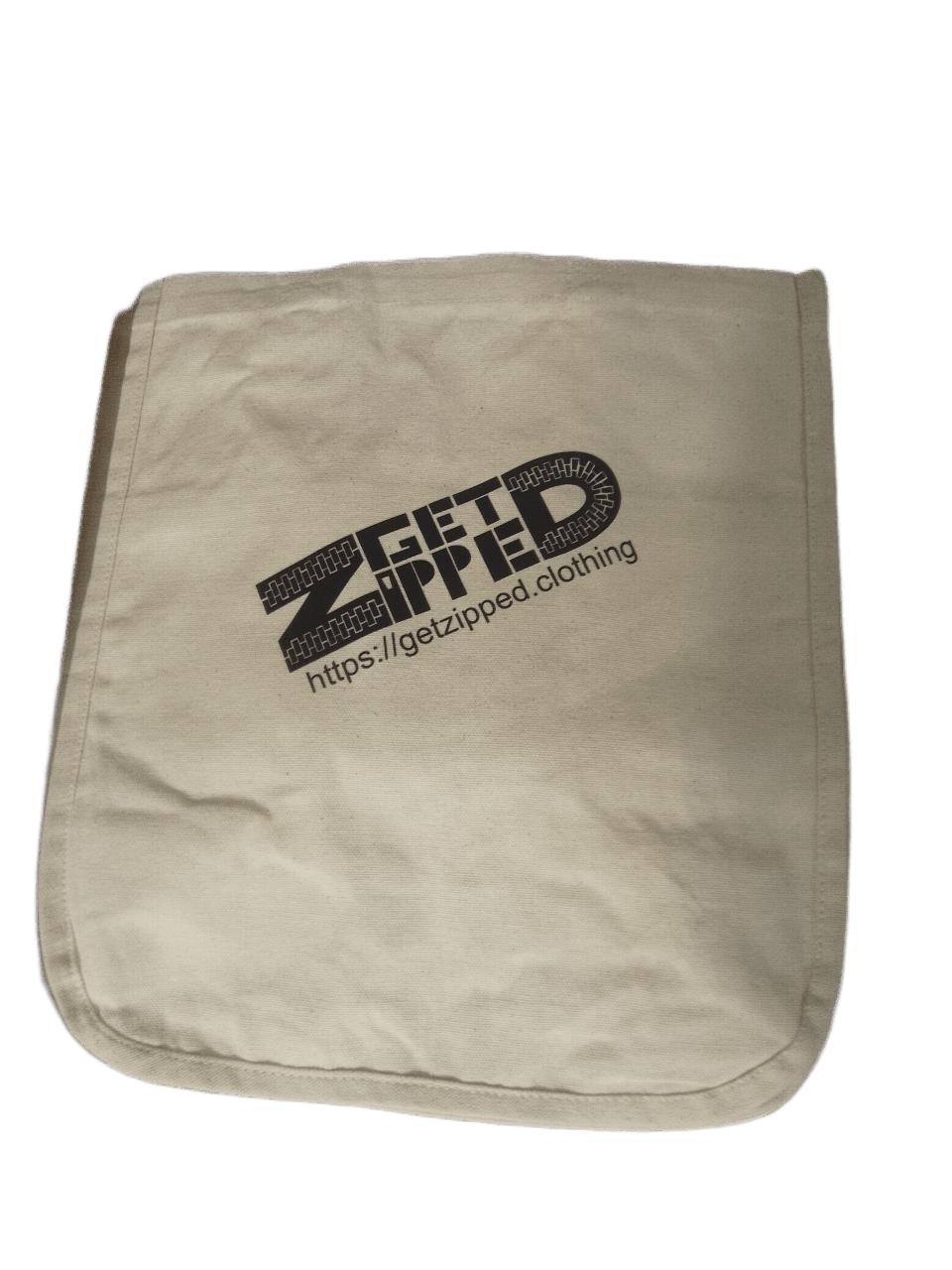 Branded Canvas Tote - Get Zipped
