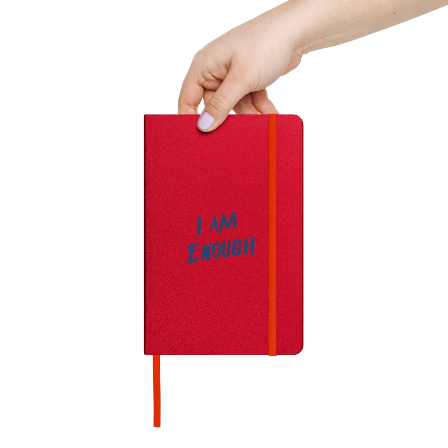 Enough Hardcover bound notebook - Get Zipped