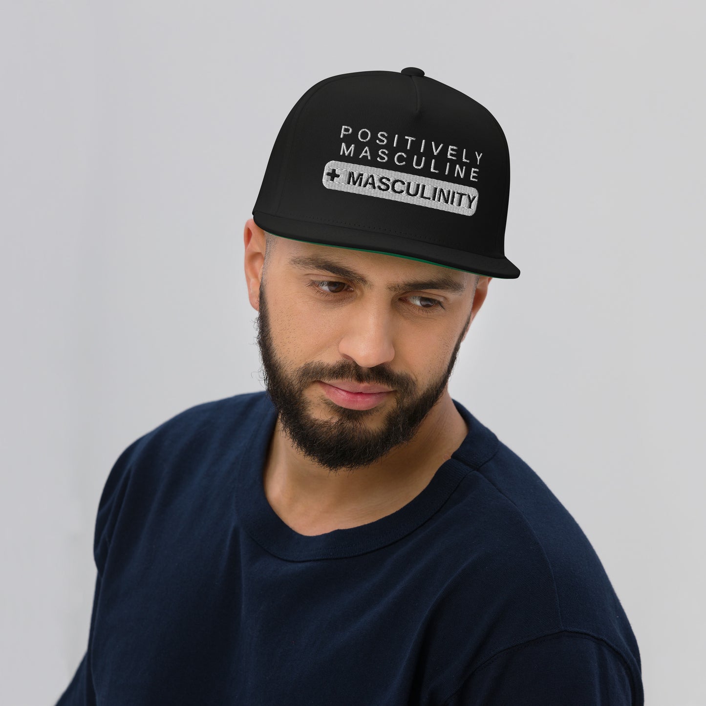 +Male Flat Bill Cap