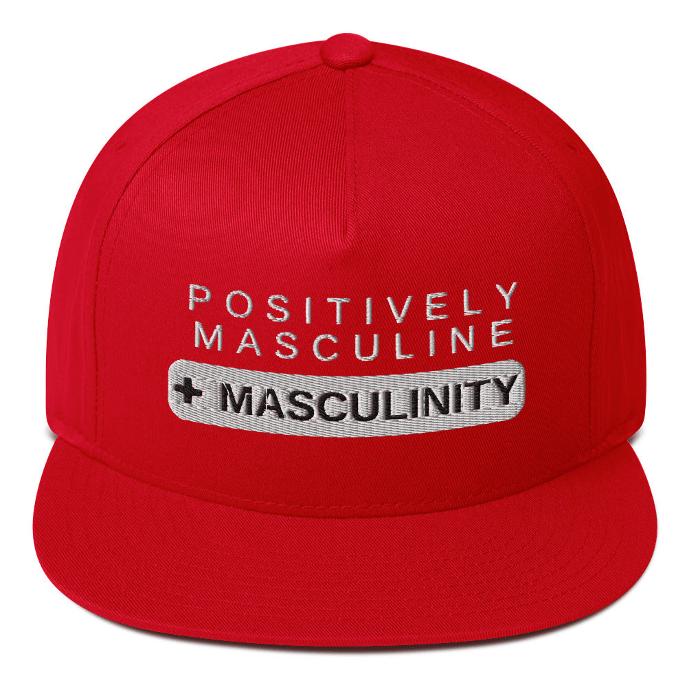 +Male Flat Bill Cap