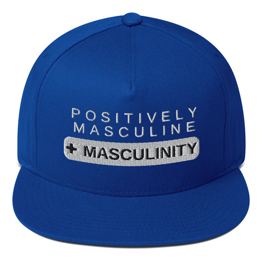 +Male Flat Bill Cap