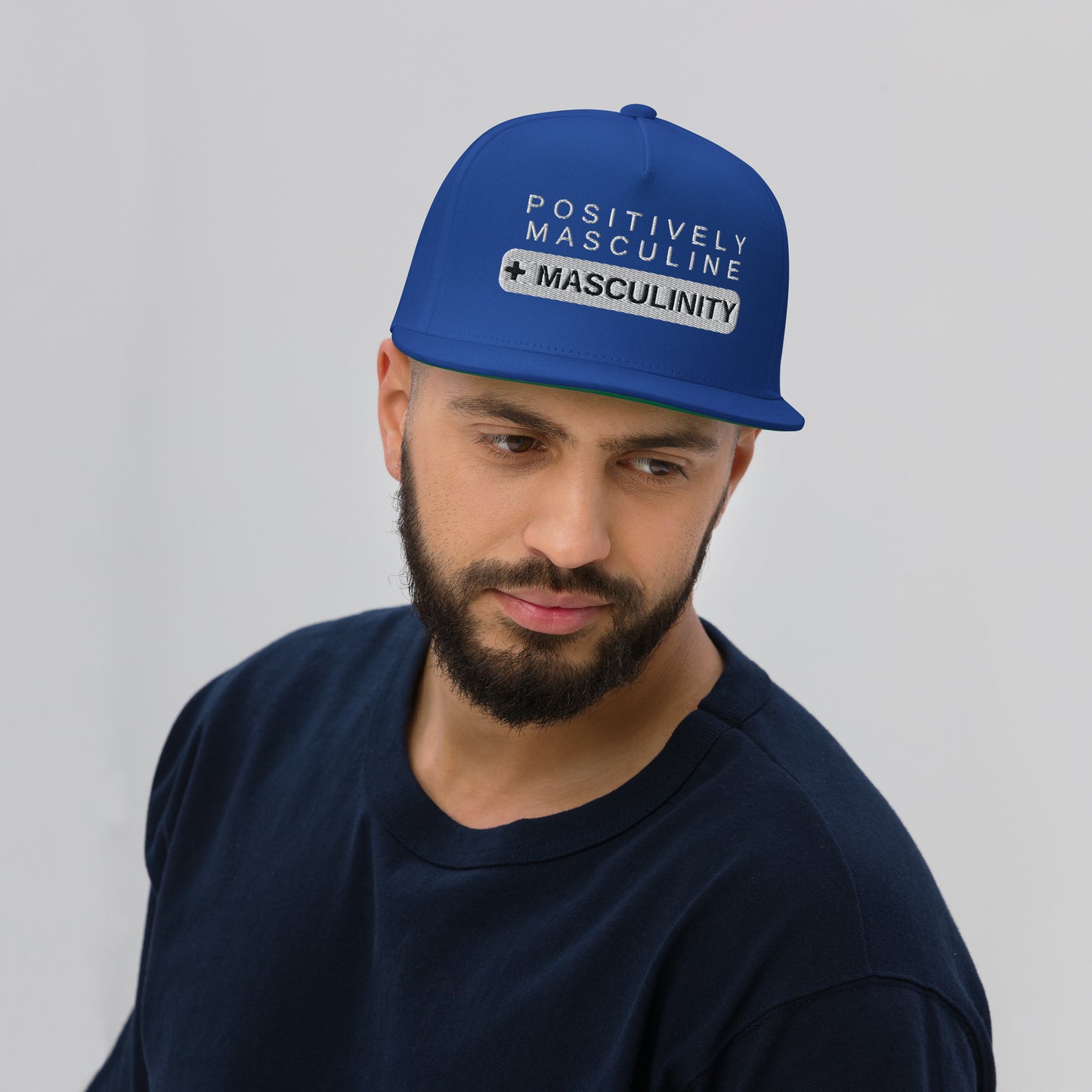 +Male Flat Bill Cap