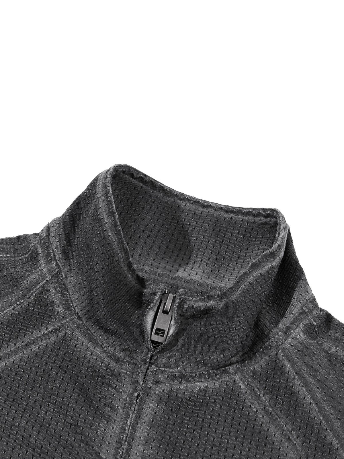Get Zipped Vintage Wash Mesh Full-Zip Vest - Get Zipped