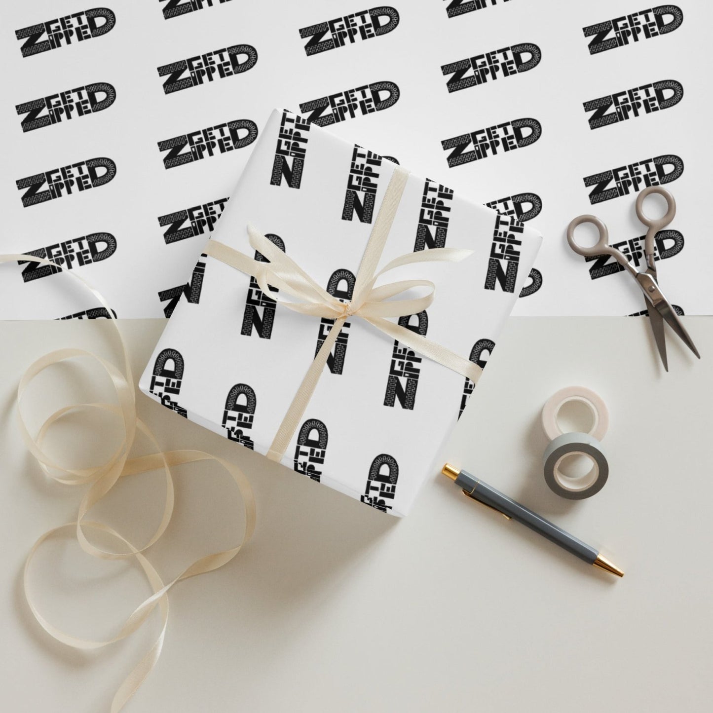 Get Zipped Wrapping paper sheets - Get Zipped