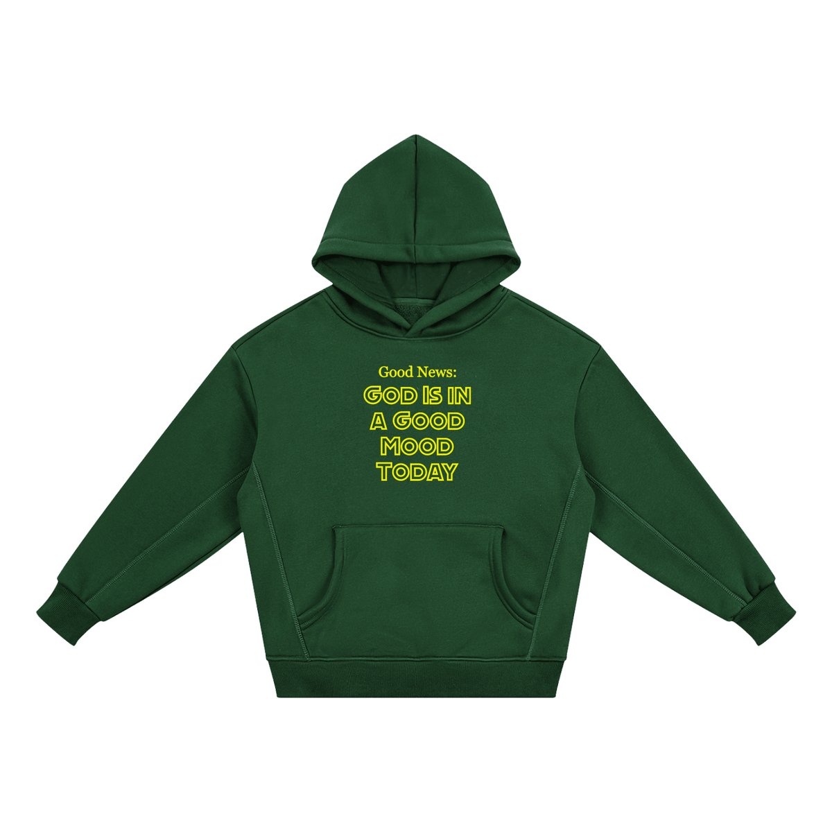Good Mood God Essential Kids' Fleece Hoodie - Get Zipped