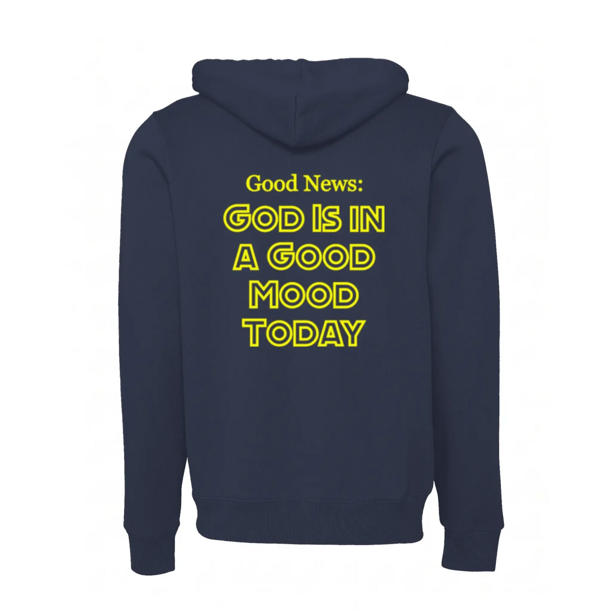 Good Mood God Sponge Fleece Full Zip Hoodie by TagTeam - Get Zipped