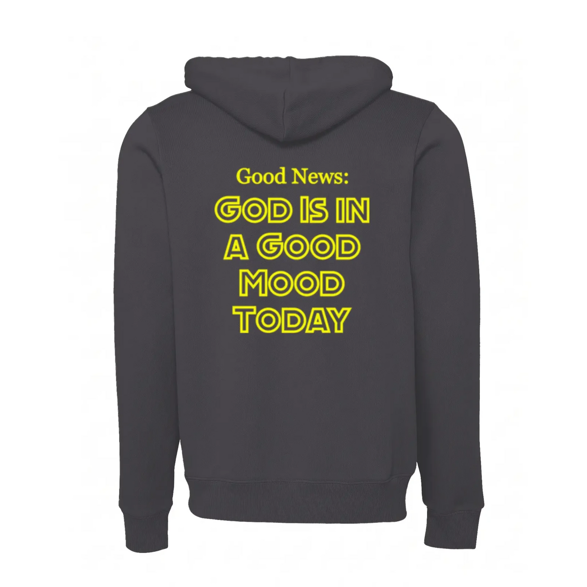 Good Mood God Sponge Fleece Full Zip Hoodie by TagTeam - Get Zipped