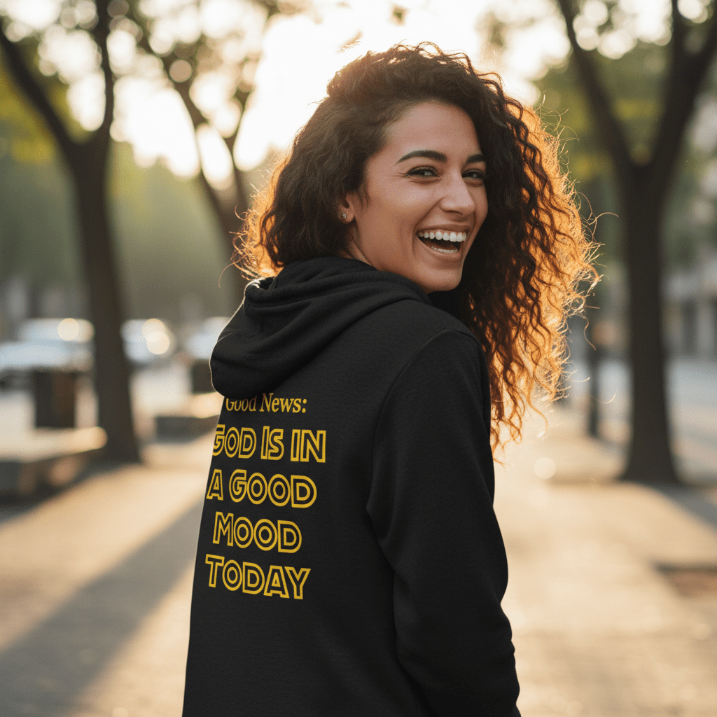 Good Mood God Sponge Fleece Full Zip Hoodie by TagTeam - Get Zipped