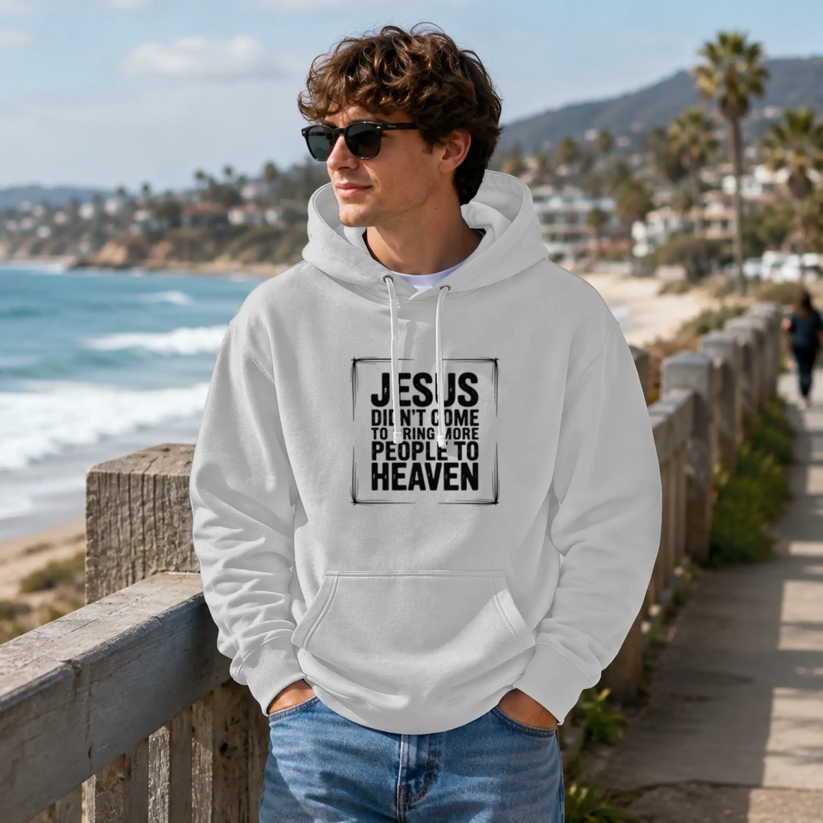 Jesus Came Premium Pullover Hoodie TagTeam - Get Zipped