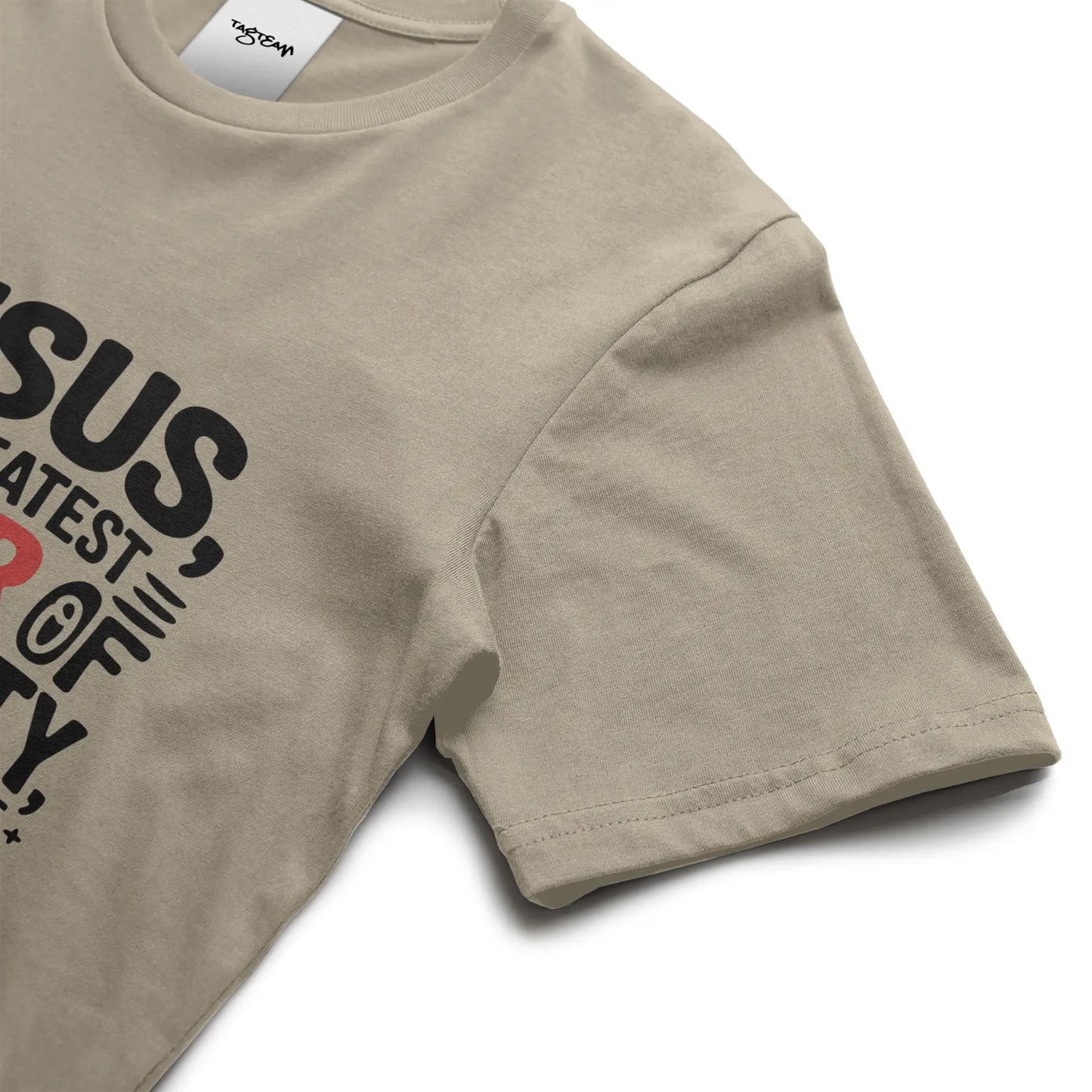 “Jesus Is the Greatest Lover of Humanity” Christian Graphic Tee – Inspirational - Get Zipped