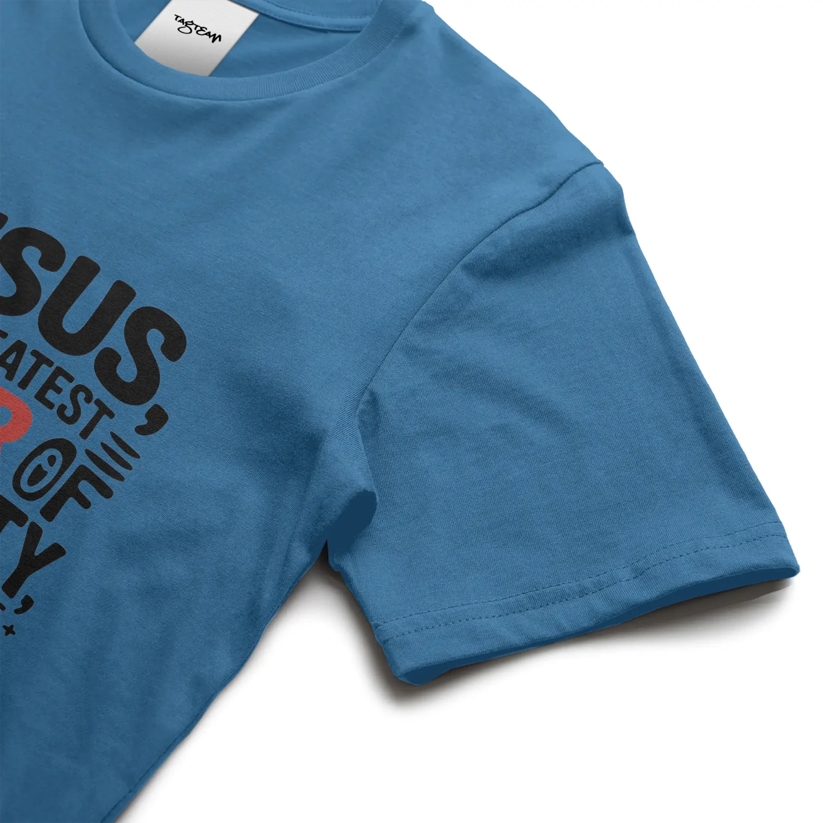 “Jesus Is the Greatest Lover of Humanity” Christian Graphic Tee – Inspirational - Get Zipped