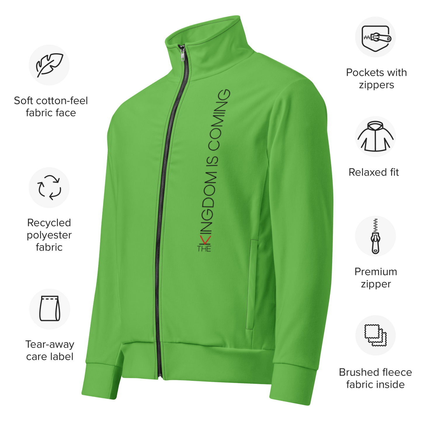 Kingdom Unisex track jacket - Get Zipped