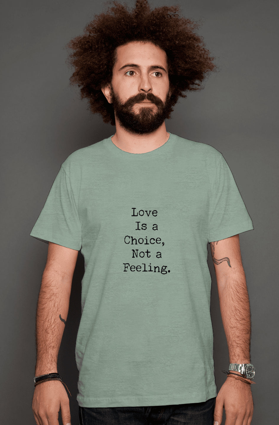 Love Choice heather t shirt - Get Zipped