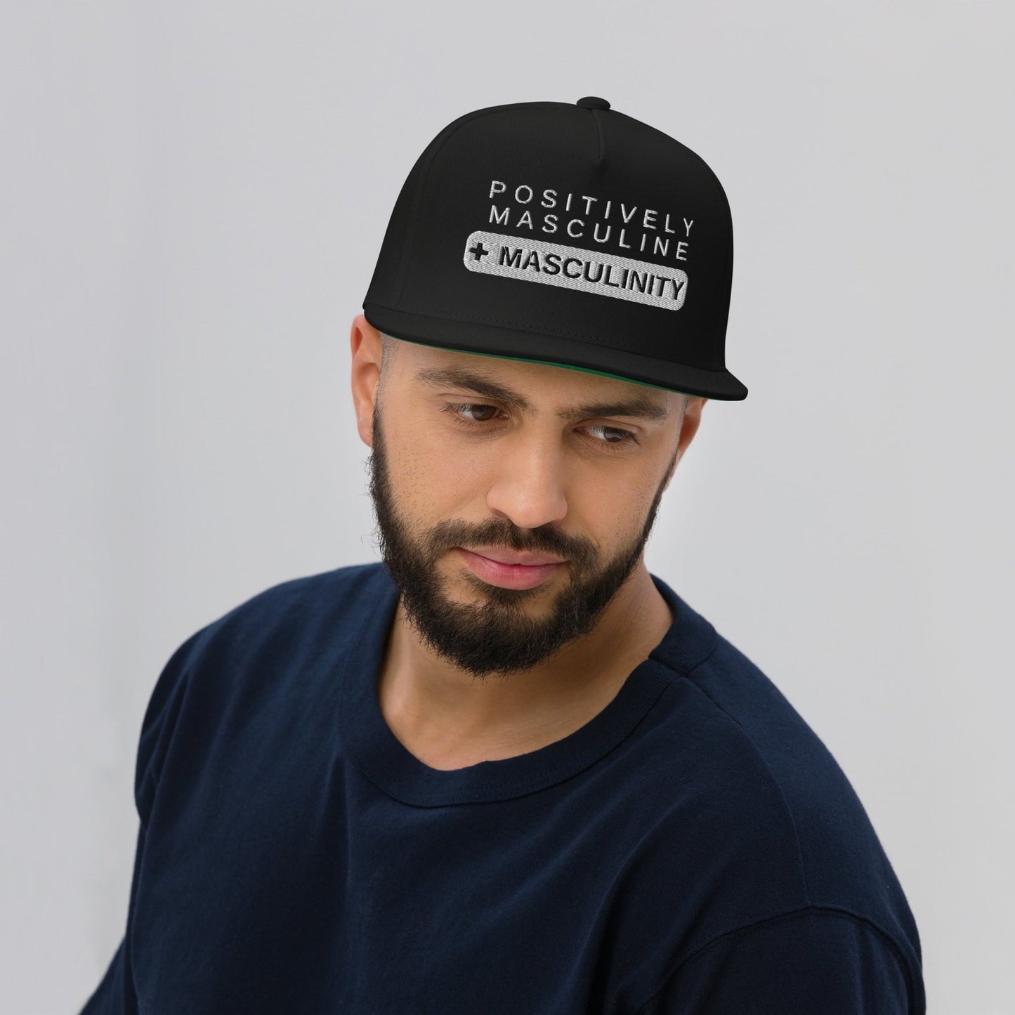+Male Flat Bill Cap - Get Zipped