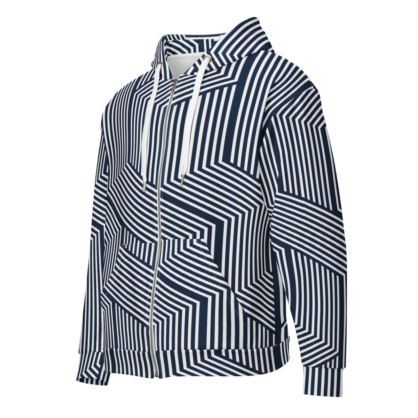 Navy Rhythm zip hoodie - Get Zipped