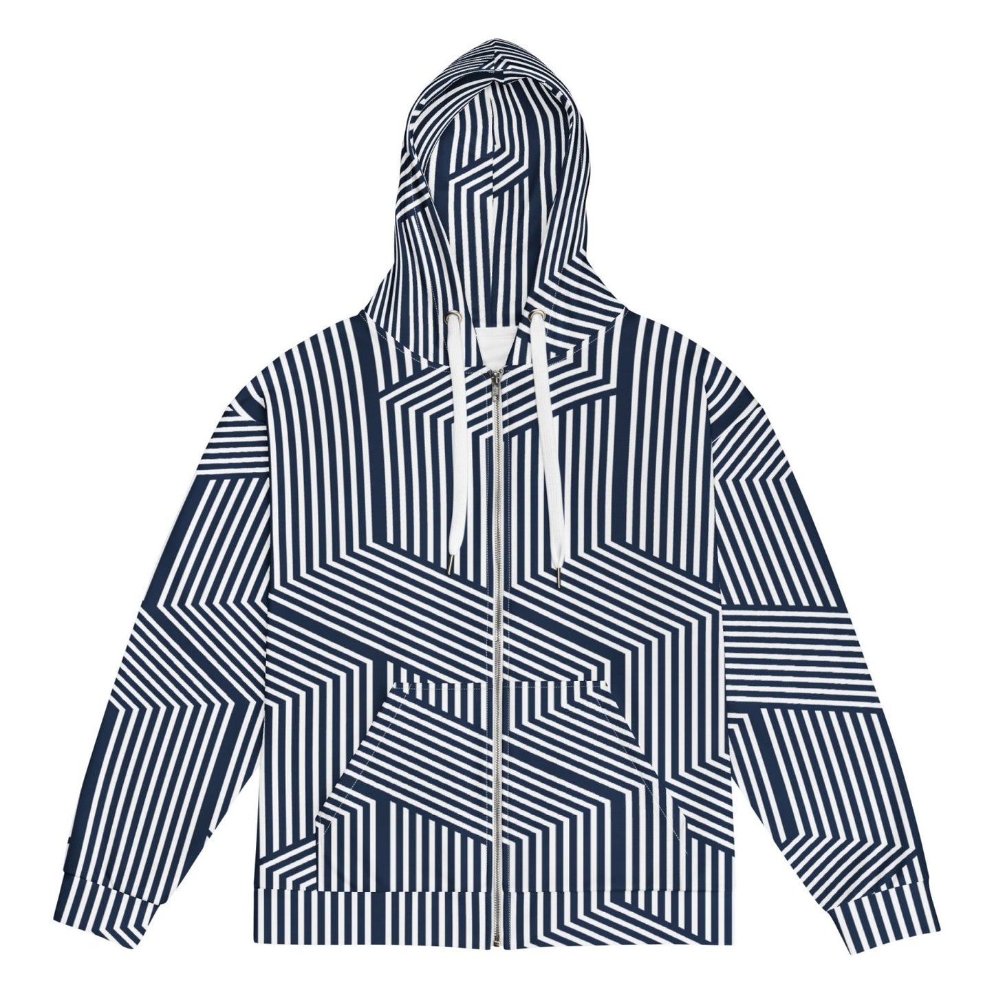 Navy Rhythm zip hoodie - Get Zipped