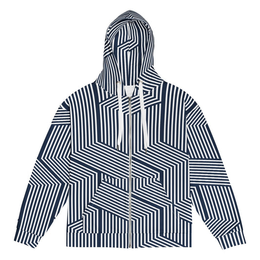 Navy Rhythm zip hoodie - Get Zipped