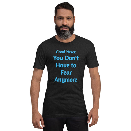 No Fear (blue) Unisex t-shirt - Get Zipped