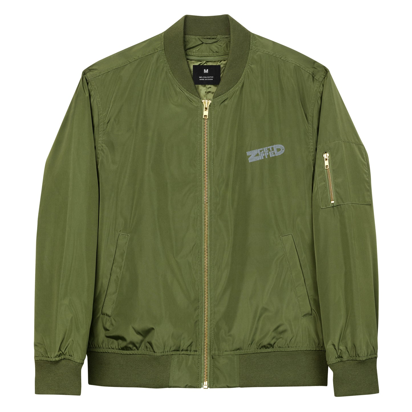 Zip Air Premium recycled bomber jacket