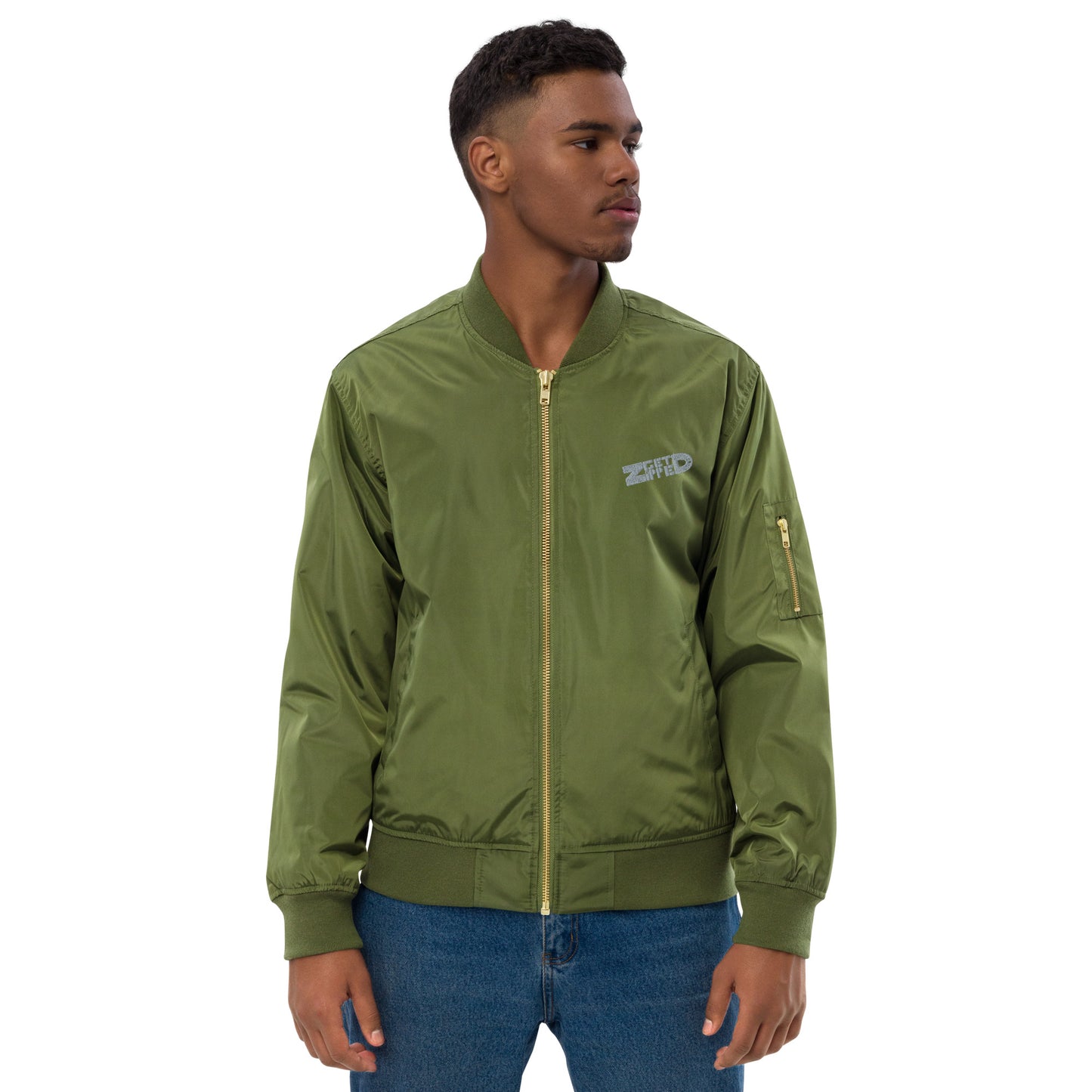 Zip Air Premium recycled bomber jacket
