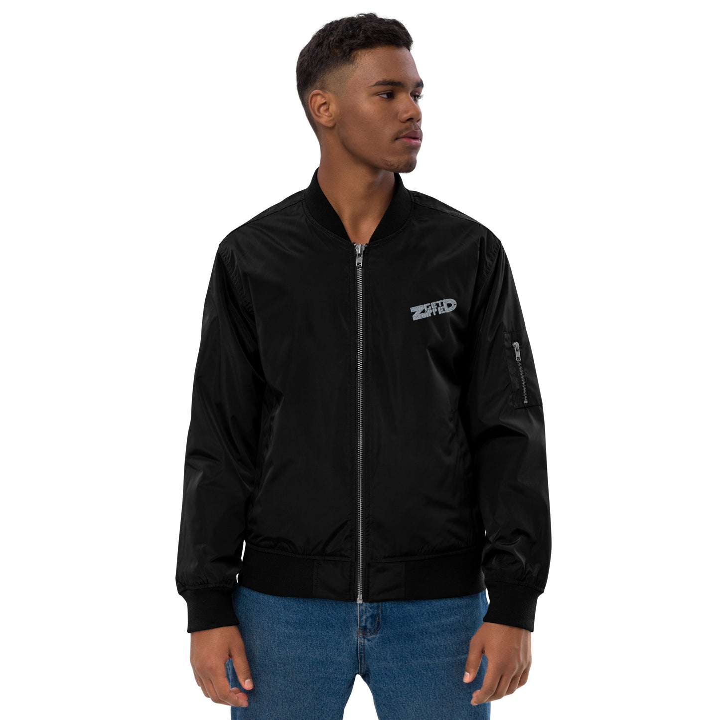 Zip Air Premium recycled bomber jacket