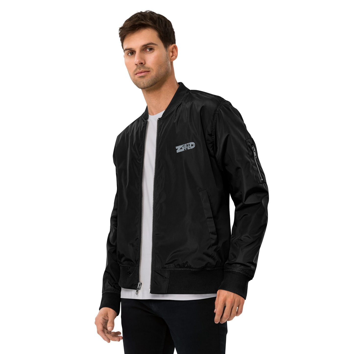 Zip Air Premium recycled bomber jacket