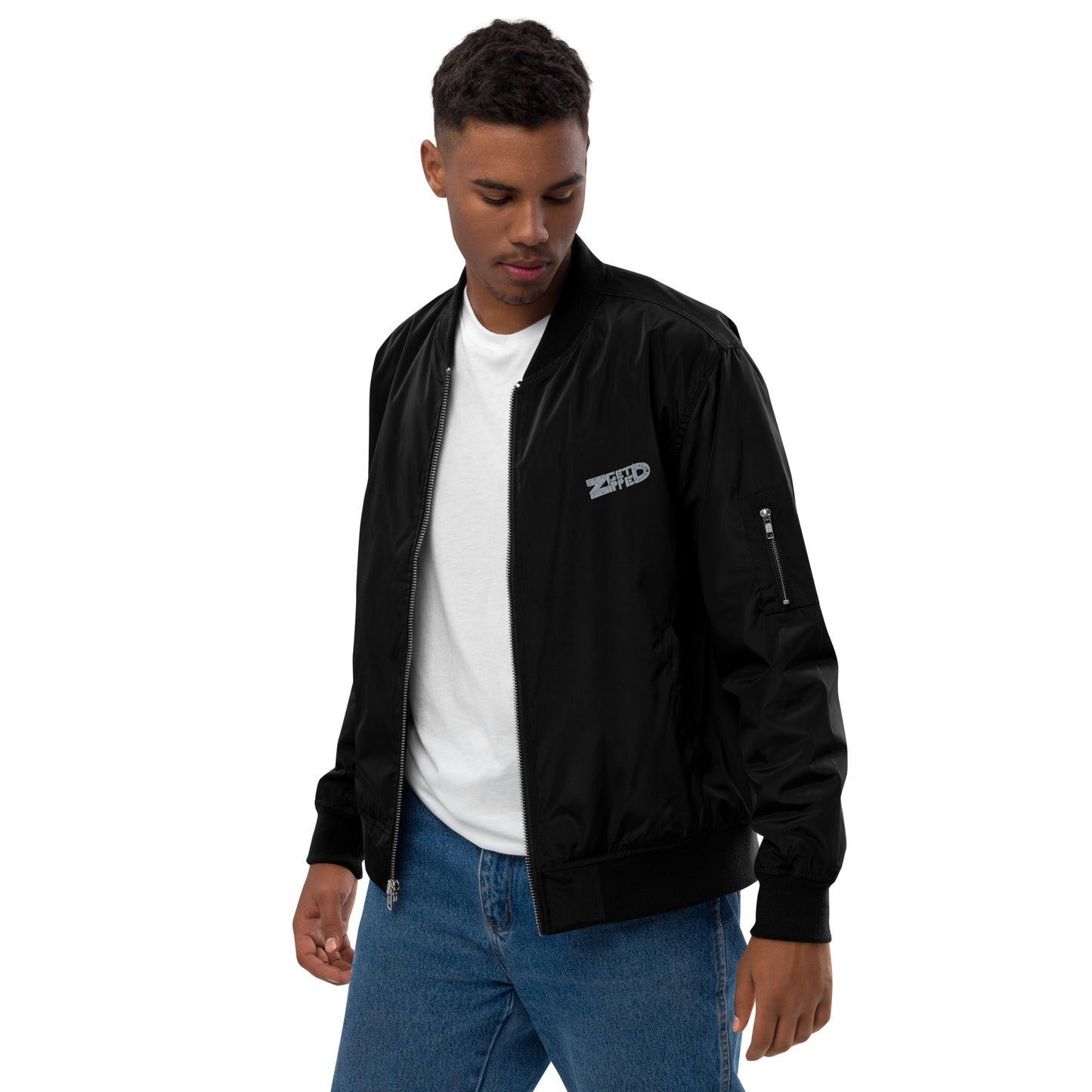 Zip Air Premium recycled bomber jacket