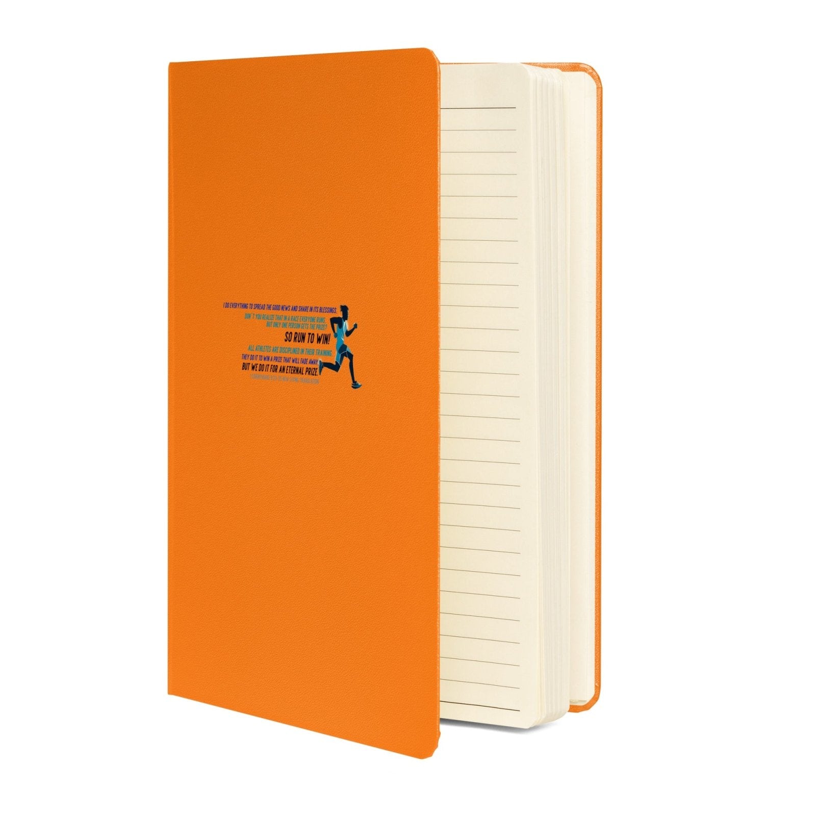 Race to Win Hardcover bound notebook - Get Zipped