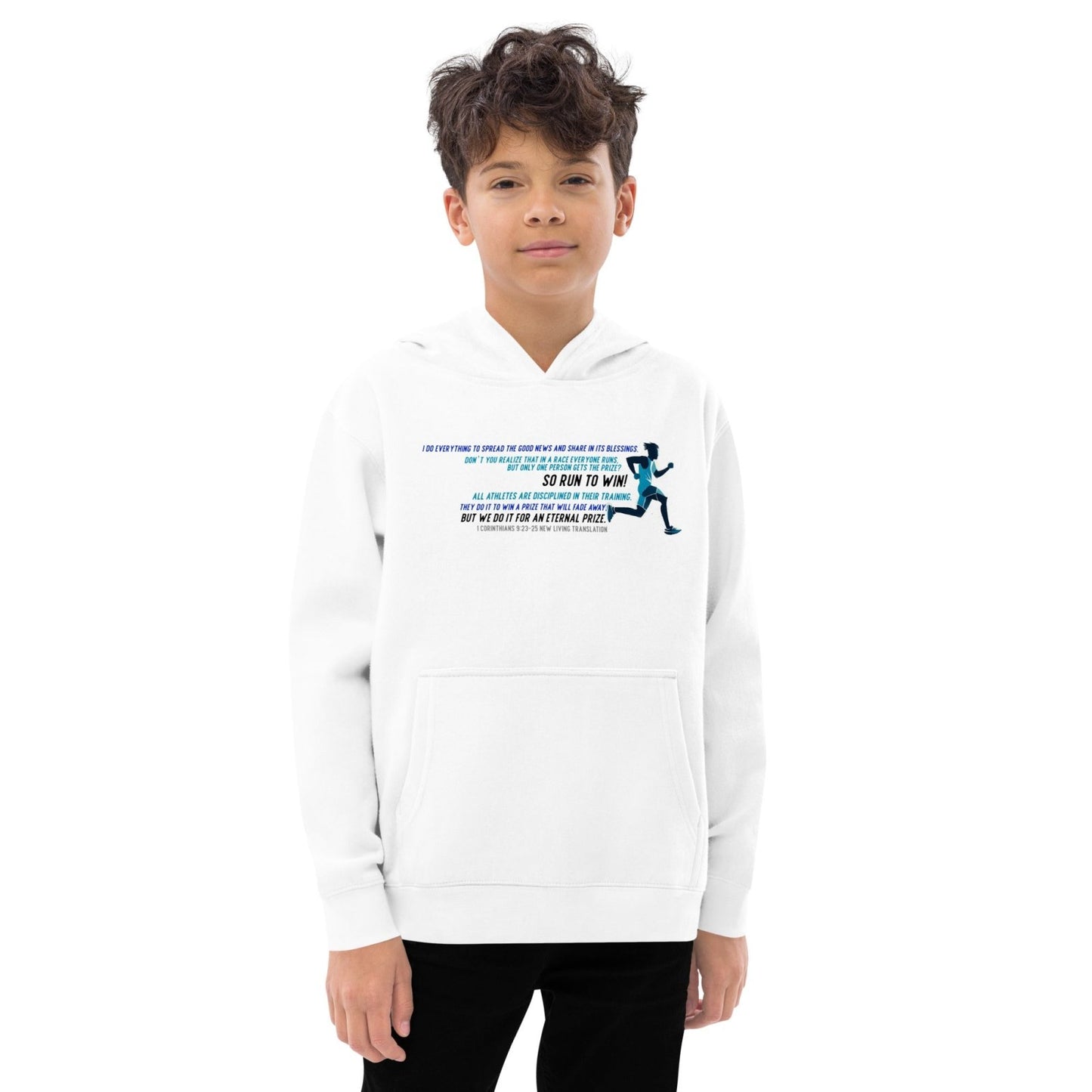 Race to Win Kids fleece hoodie - Get Zipped
