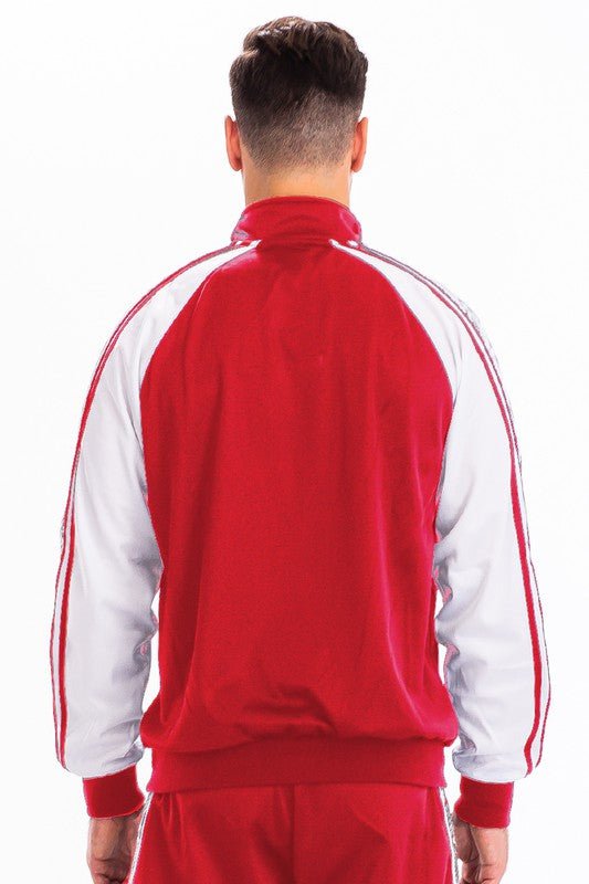 SNAKE SIDE PRINT TRACK JACKET - Get Zipped