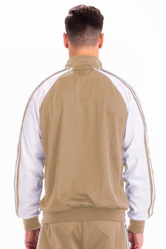 SNAKE SIDE PRINT TRACK JACKET - Get Zipped