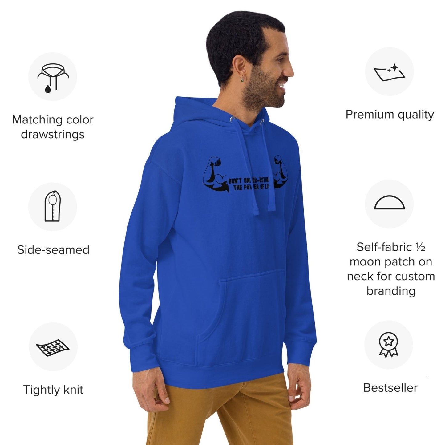 Strong Love Pullover Hoodie - Get Zipped