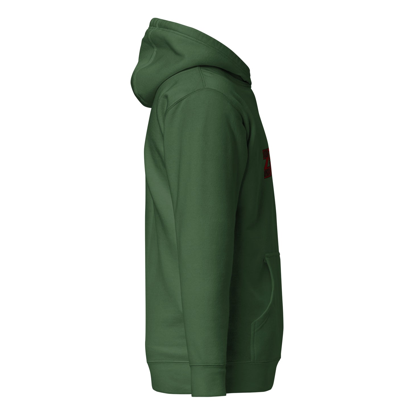 Get Zipped red logo branded Unisex Hoodie