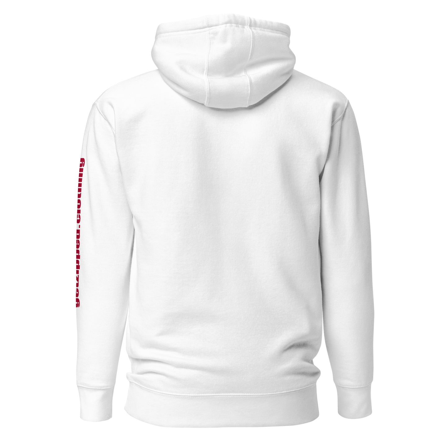 Get Zipped red logo branded Unisex Hoodie