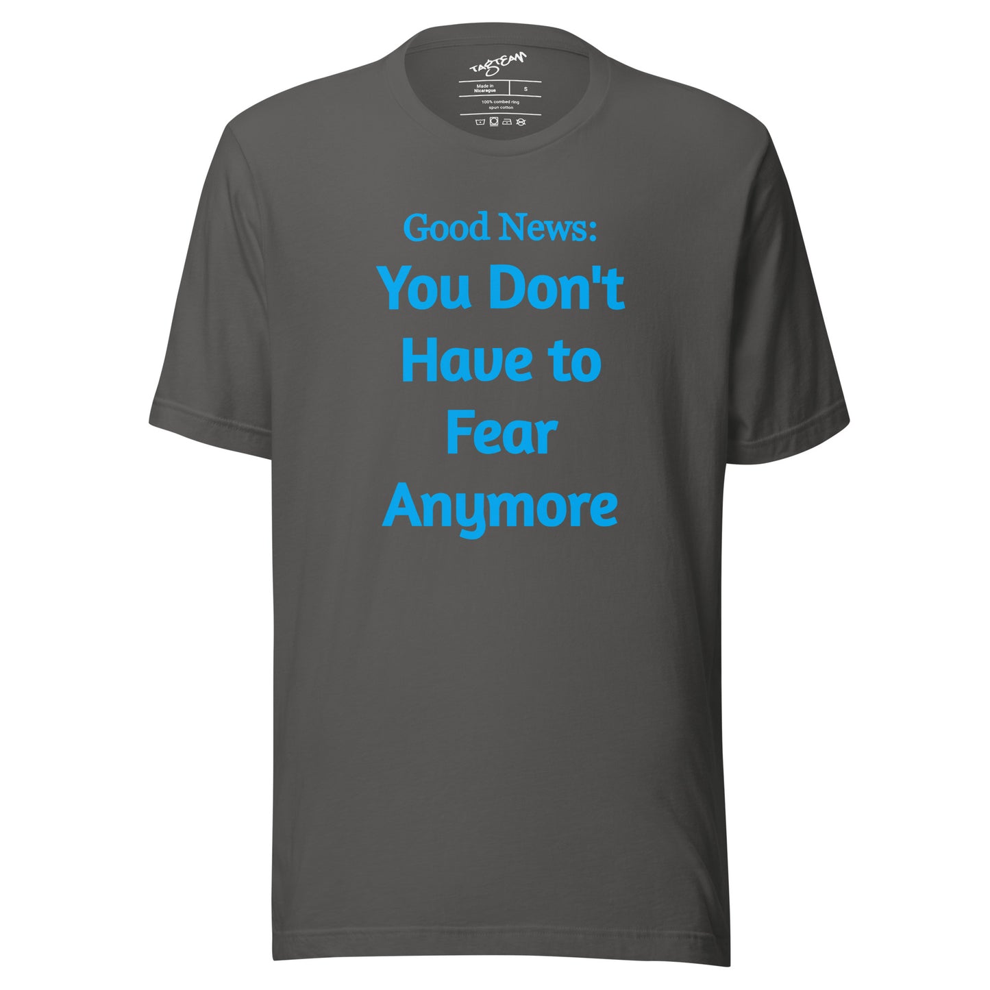 No Fear (blue) Unisex t-shirt