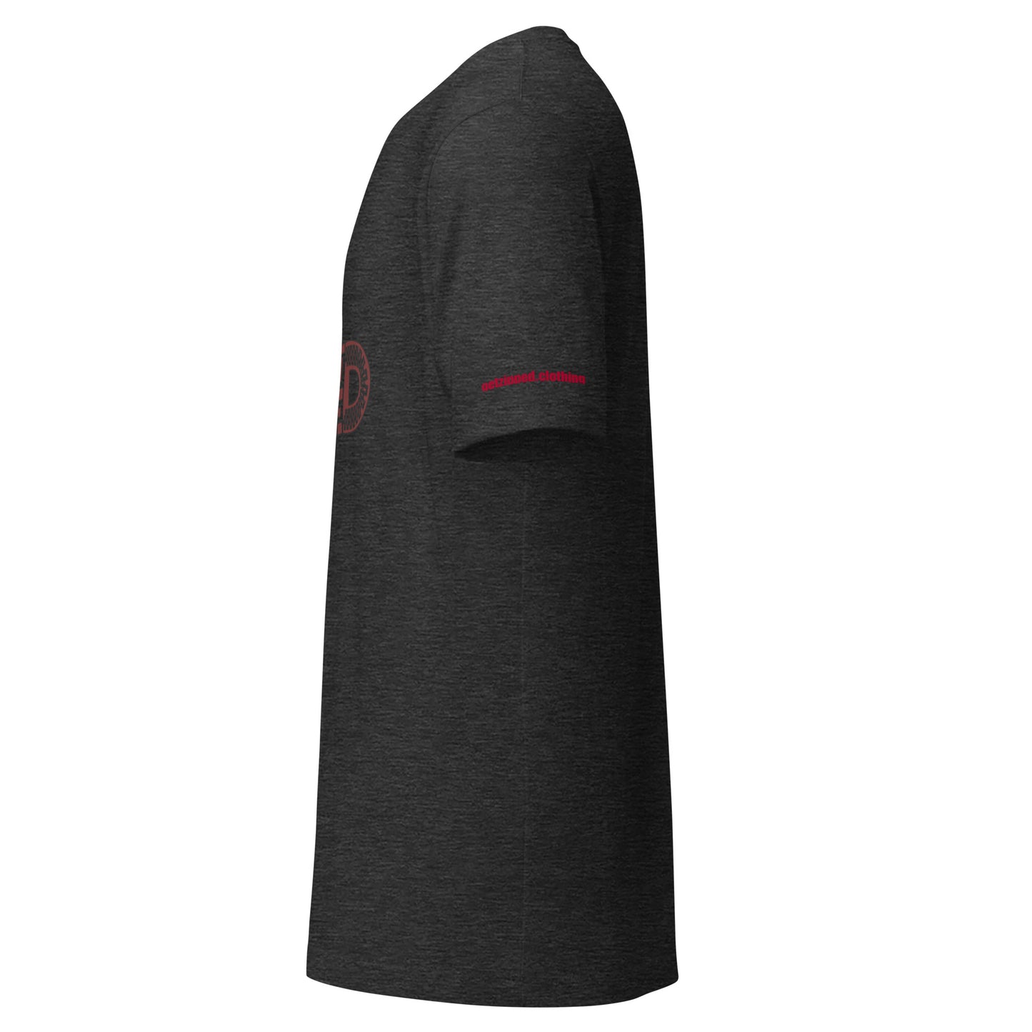 Get Zipped red logo branded Unisex t-shirt