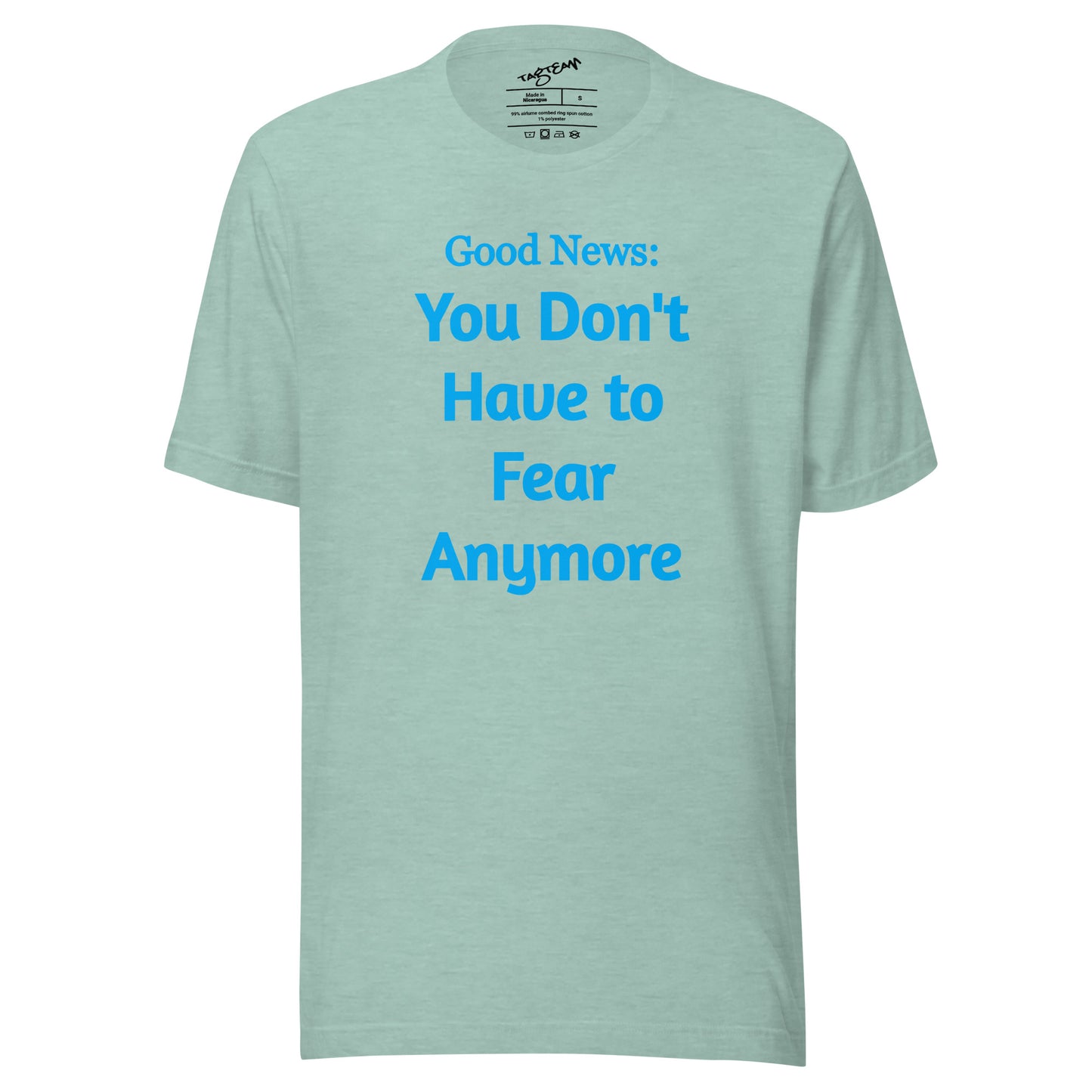 No Fear (blue) Unisex t-shirt