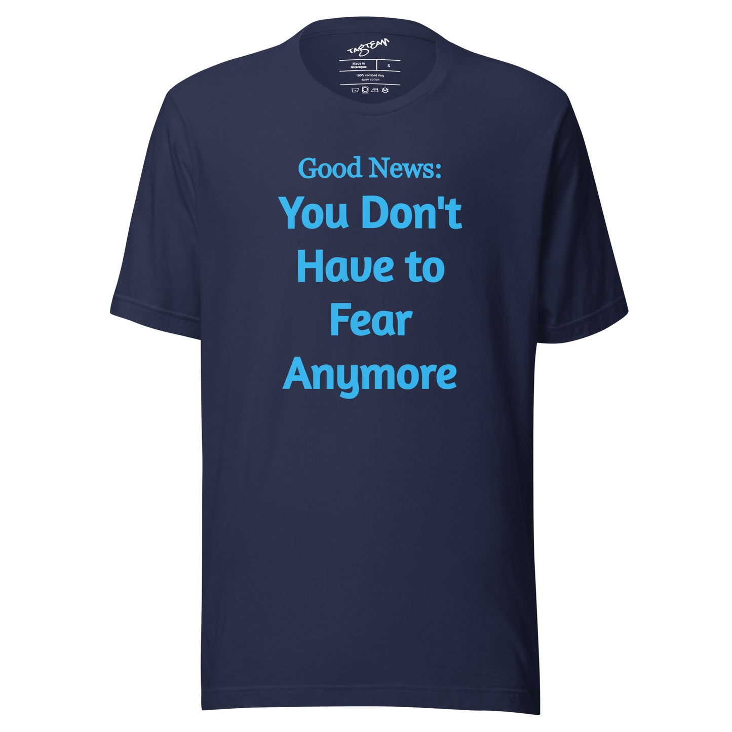 No Fear (blue) Unisex t-shirt