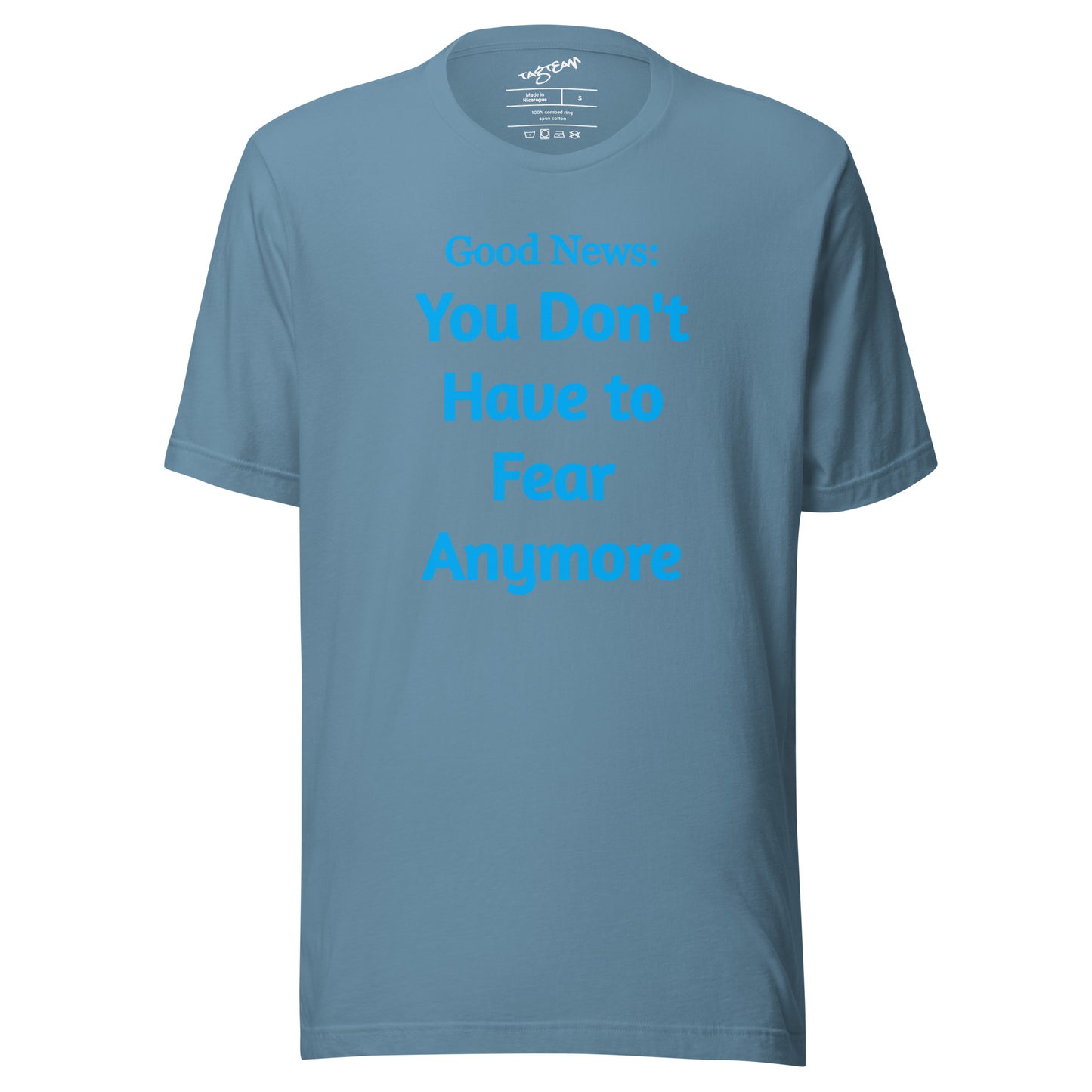 No Fear (blue) Unisex t-shirt