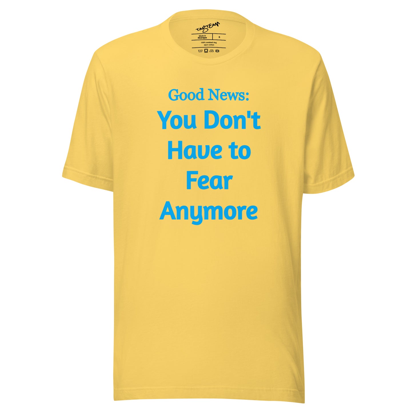 No Fear (blue) Unisex t-shirt