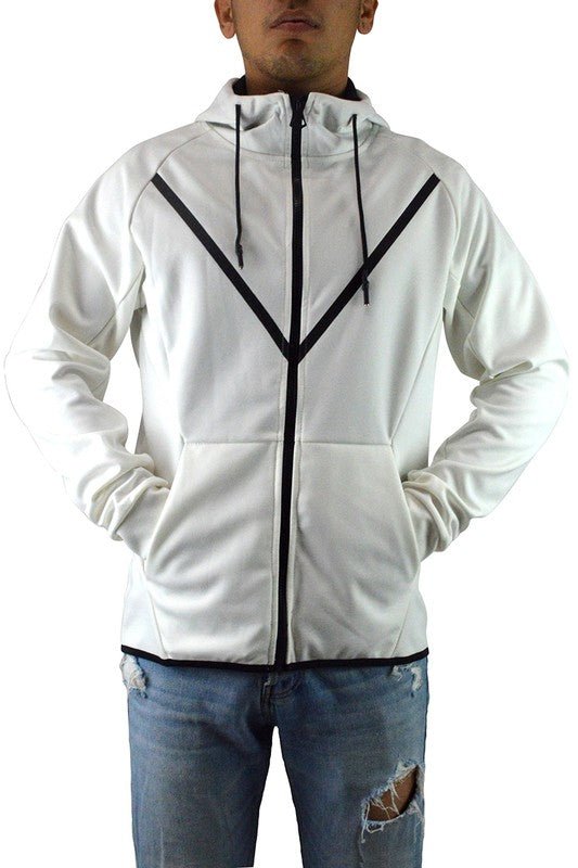 Weiv Men's Casual Full Zip Up Hoodie Sweatshirts - Get Zipped