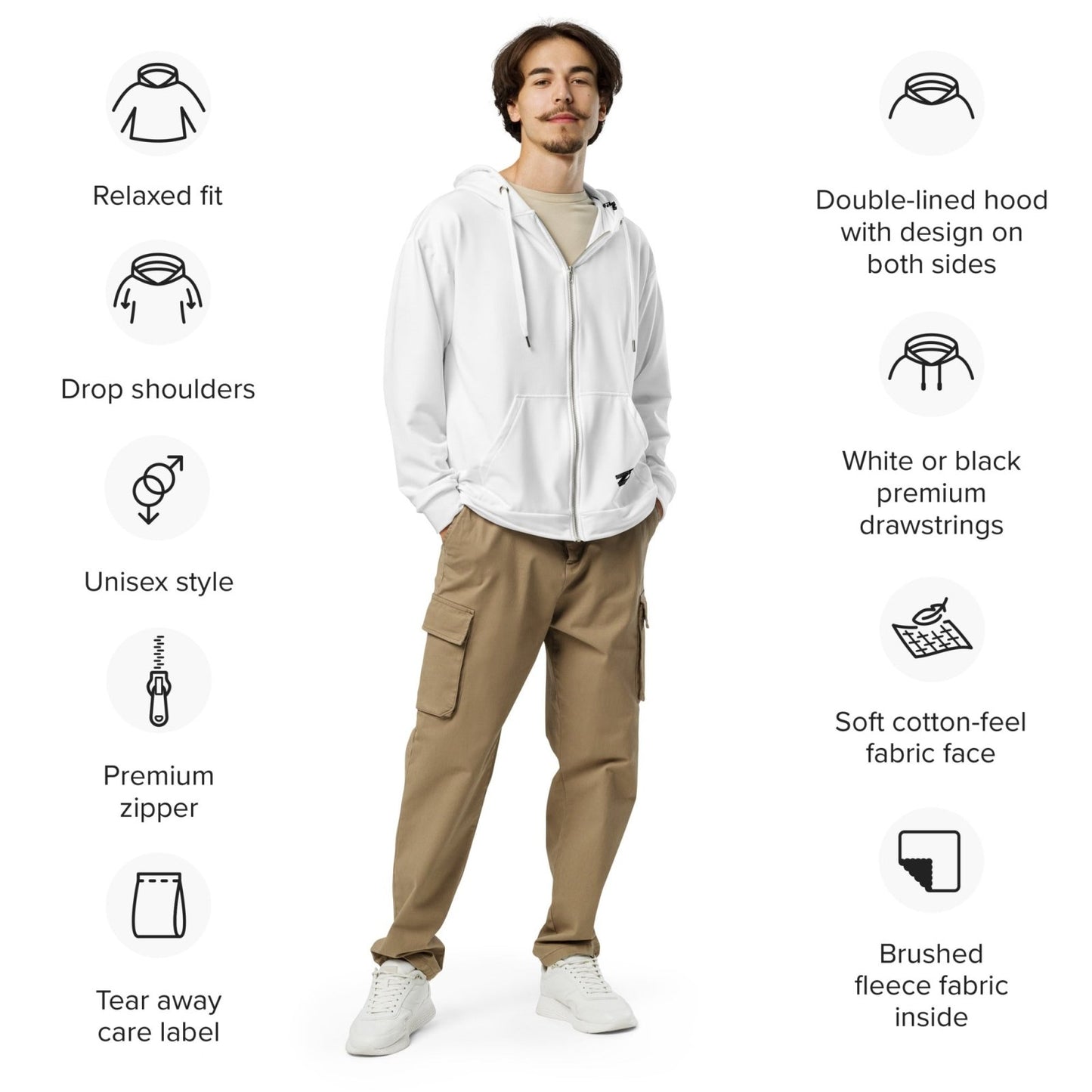 You've Got This unisex zip hoodie - Get Zipped